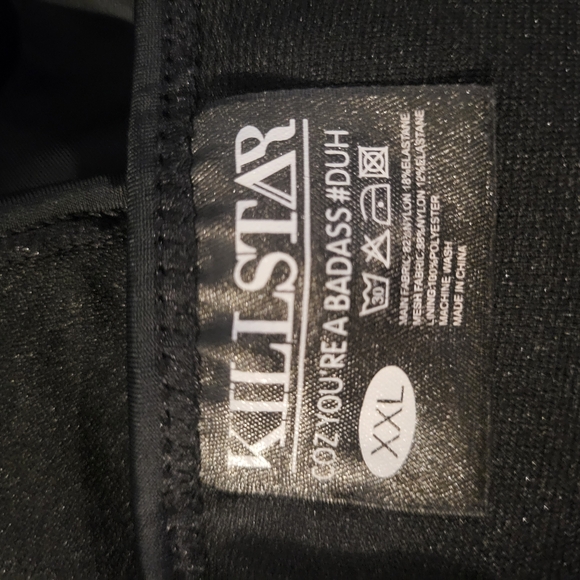 Killstar Bikini Set Crescent Moon Black Halter Mesh Goth Read Description - Picture 7 of 7